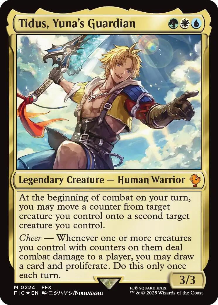 Image for Tidus, Yuna's Guardian (Surge Foil) (224) [FIC]