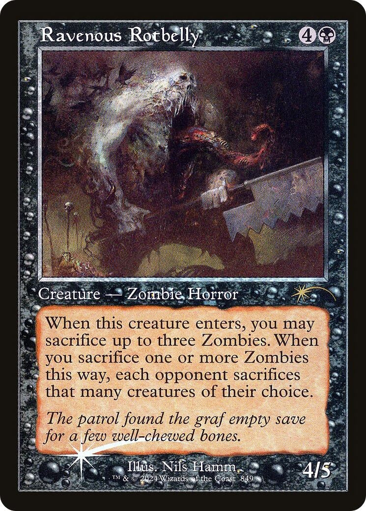 Image for Ravenous Rotbelly (Retro Frame) (849) [Secret Lair Drop Series] - Magic: The Gathering