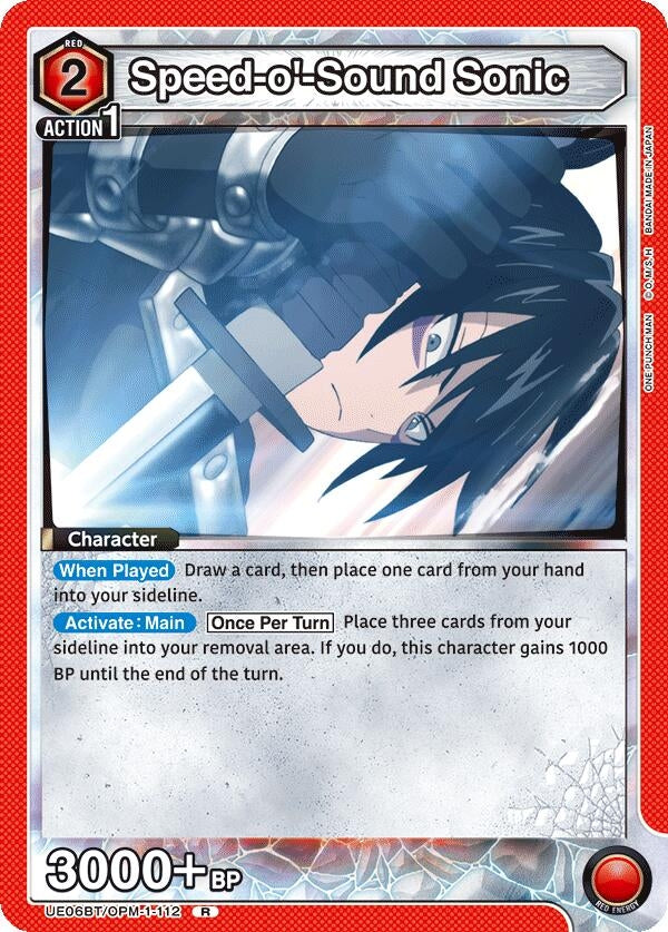 Speed-o'-Sound Sonic (112) (UE06BT/OPM-1-112) [UE06BT: One Punch Man]