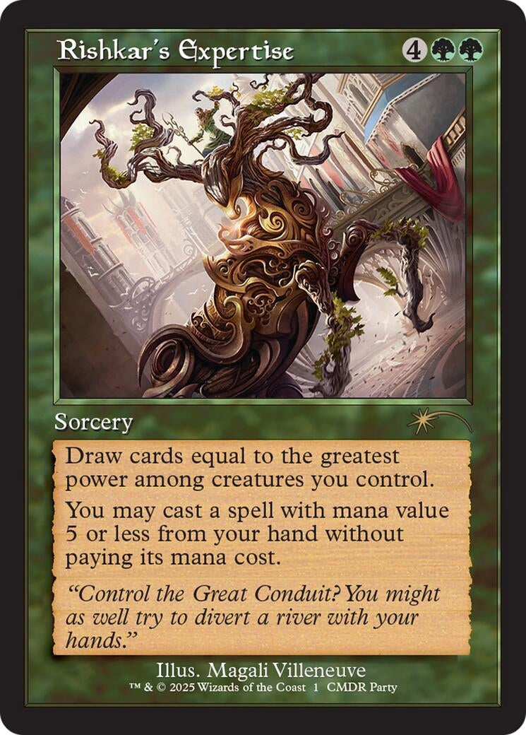 Image for Rishkar's Expertise (Retro Frame) (1) [WPN & Gateway Promos] - Magic: The Gathering