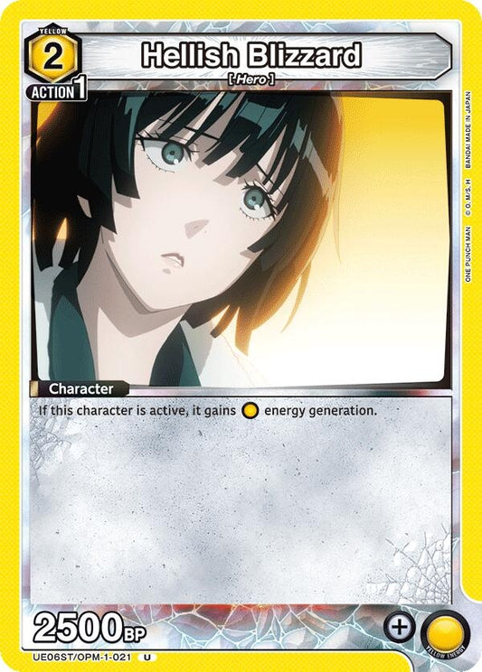 Hellish Blizzard (021) (UE06ST/OPM-1-021) [UE06ST: One Punch Man Starter Deck]