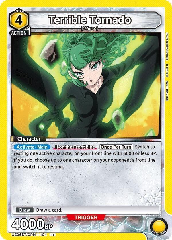 Terrible Tornado (104) (UE06ST/OPM-1-104) [UE06ST: One Punch Man Starter Deck]