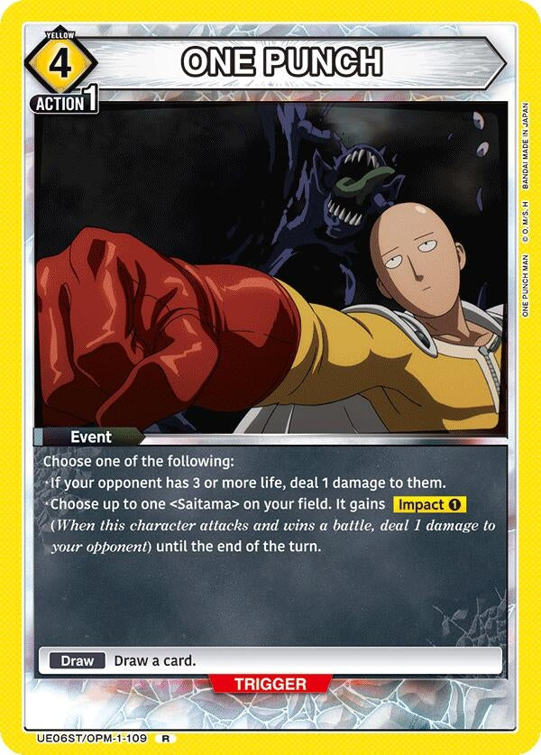 ONE PUNCH (UE06ST/OPM-1-109) [UE06ST: One Punch Man Starter Deck]