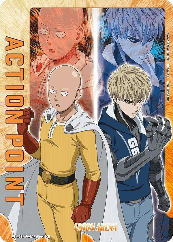 Action Point Card (AP01) (UE06ST/OPM-1-AP01) [UE06ST: One Punch Man Starter Deck]