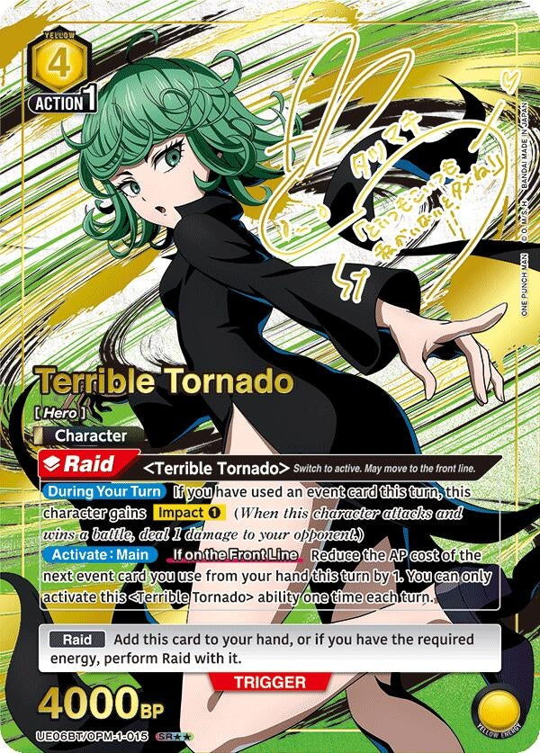 Terrible Tornado (015) (SR**) (UE06BT/OPM-1-015) [UE06BT: One Punch Man]