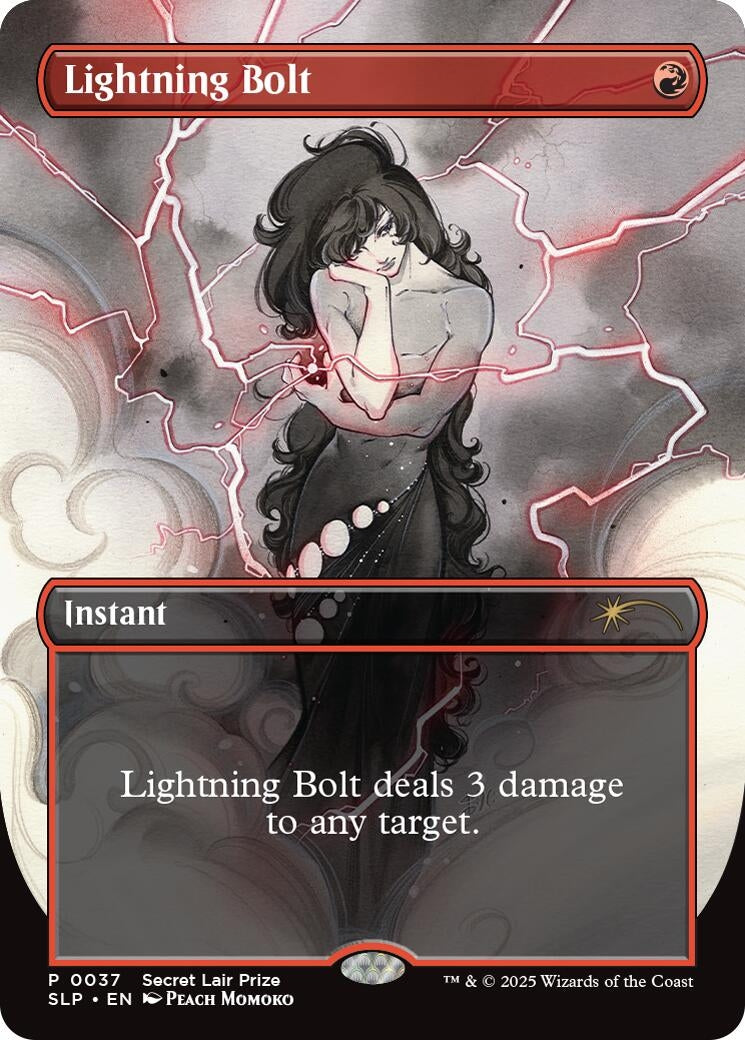 Image for Lightning Bolt (0037) (37) [Secret Lair Showdown] - Magic: The Gathering