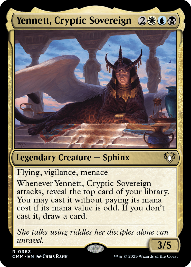 Yennett, Cryptic Sovereign [Commander Masters] | Red Riot Games CA