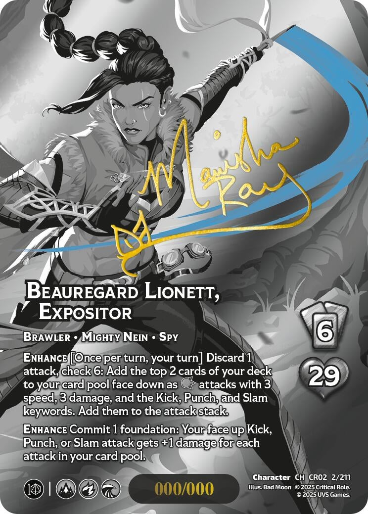Image for Beauregard Lionett, Expositor (Serial Numbered) (2/211) [Critical Role: Heroes of Exandria]
