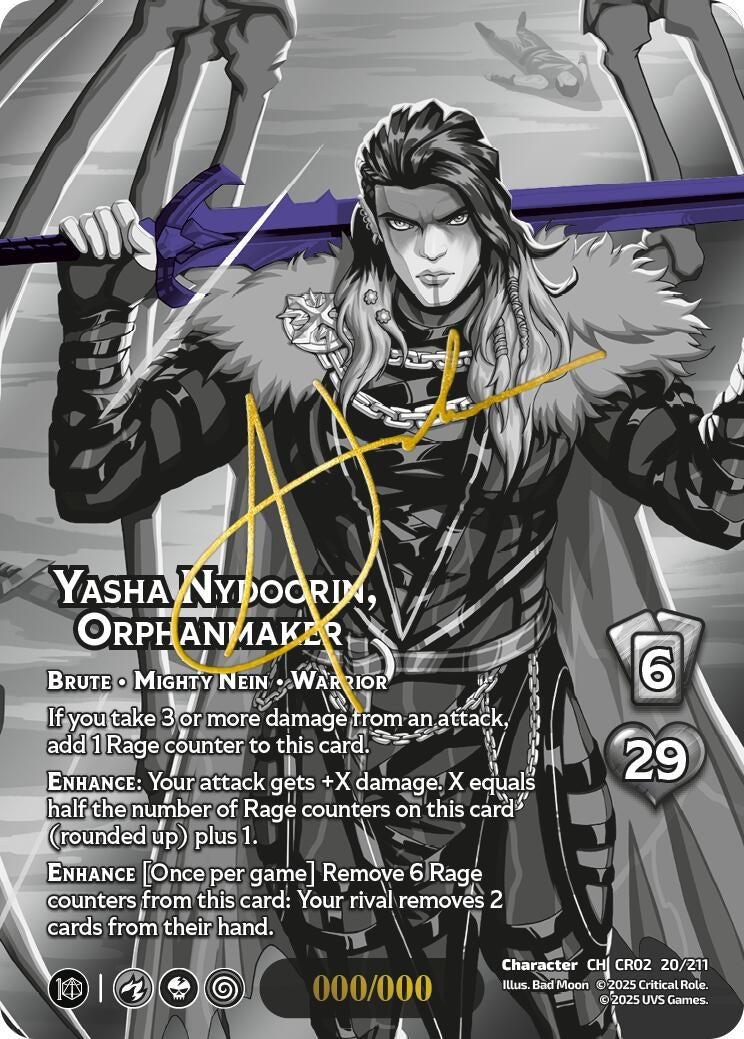 Image for Yasha Nydoorin, Orphanmaker (Serial Numbered) (20/211) [Critical Role: Heroes of Exandria]