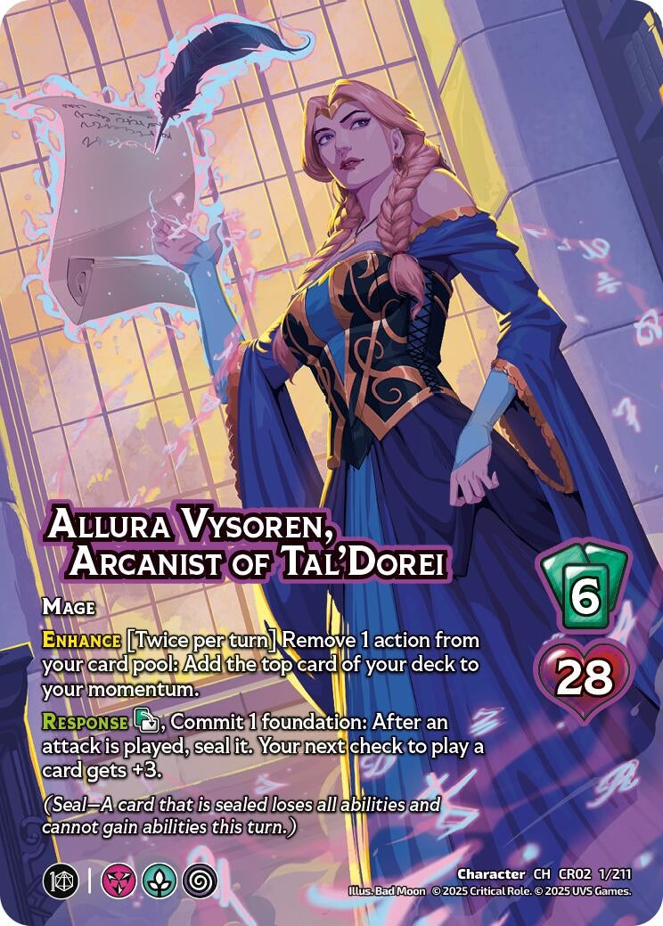 Image for Allura Vysoren, Arcanist of Tal'Dorei (1/211) [Critical Role: Heroes of Exandria]