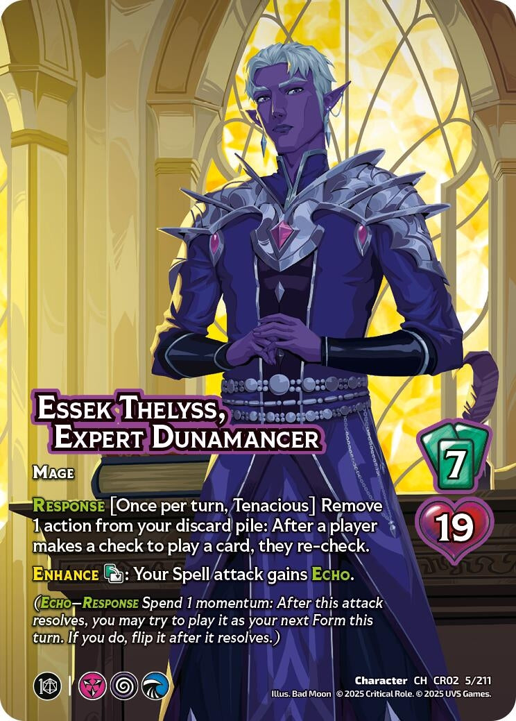 Image for Essek Thelyss, Expert Dunamancer (5/211) [Critical Role: Heroes of Exandria]