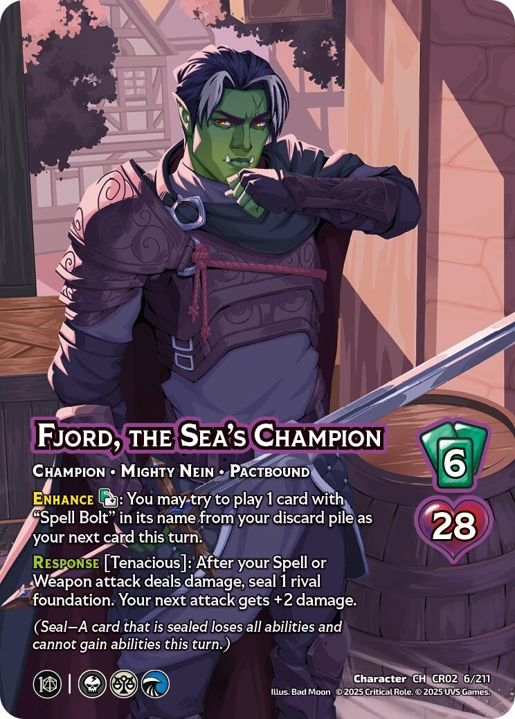 Image for Fjord, the Sea's Champion (6/211) [Critical Role: Heroes of Exandria]