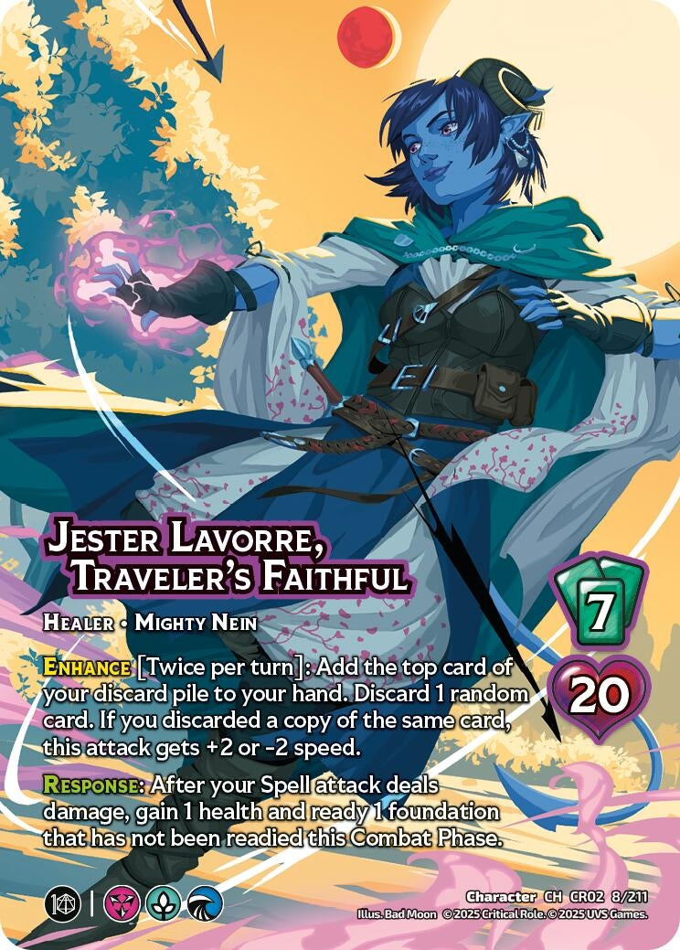 Image for Jester Lavorre, Traveler's Faithful (8/211) [Critical Role: Heroes of Exandria]