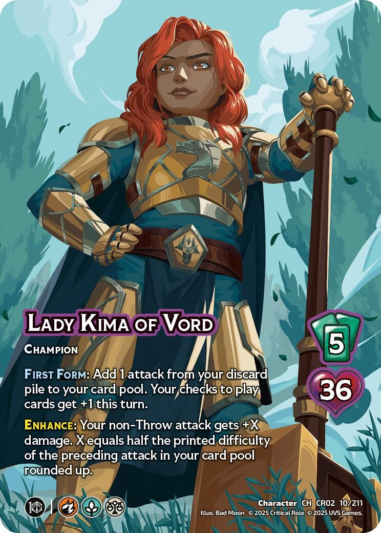 Image for Lady Kima of Vord (10/211) [Critical Role: Heroes of Exandria]