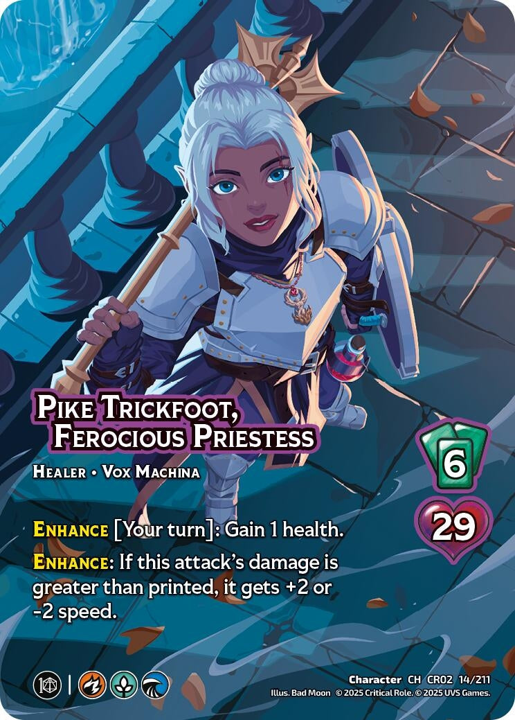 Image for Pike Trickfoot, Ferocious Priestess (14/211) [Critical Role: Heroes of Exandria]