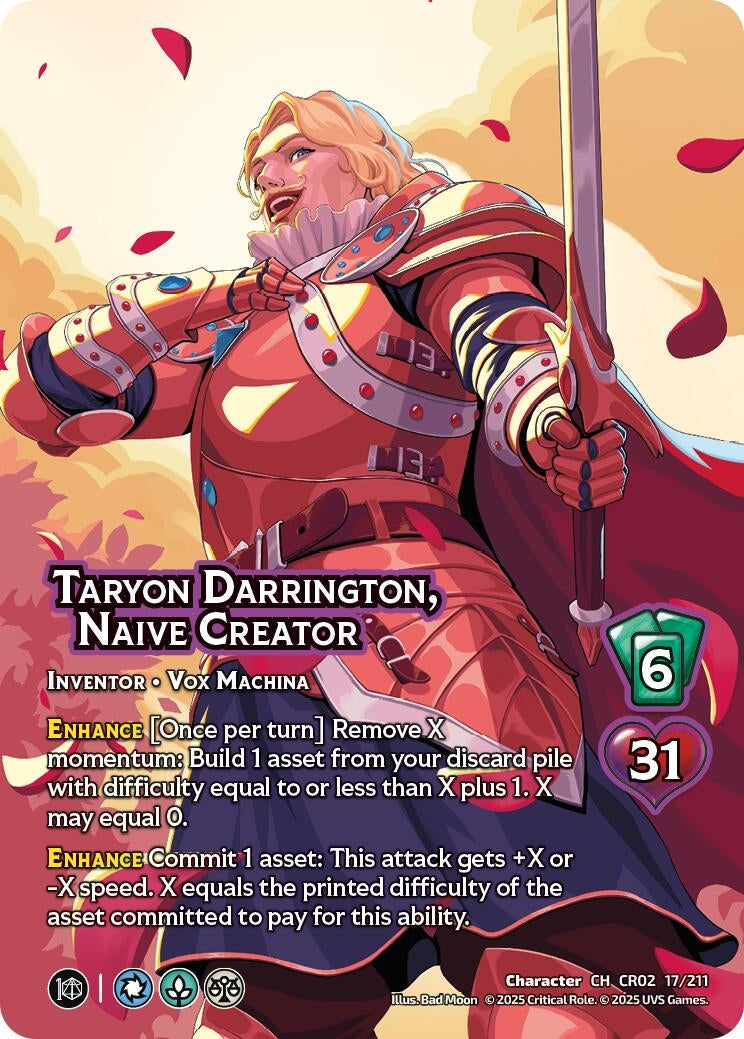 Image for Taryon Darrington, Naive Creator (17/211) [Critical Role: Heroes of Exandria]