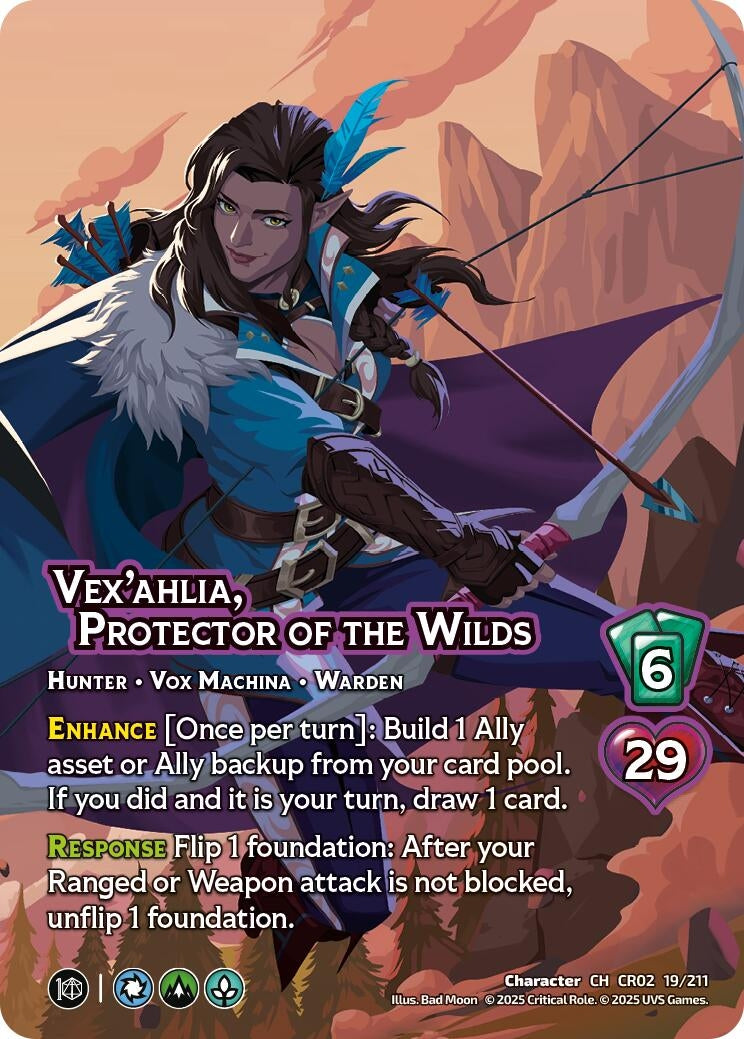 Image for Vex'ahlia, Protector of the Wilds (19/211) [Critical Role: Heroes of Exandria]