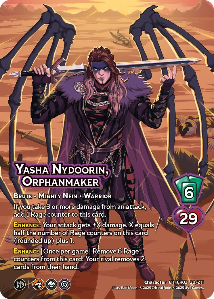 Image for Yasha Nydoorin, Orphanmaker (20/211) [Critical Role: Heroes of Exandria]