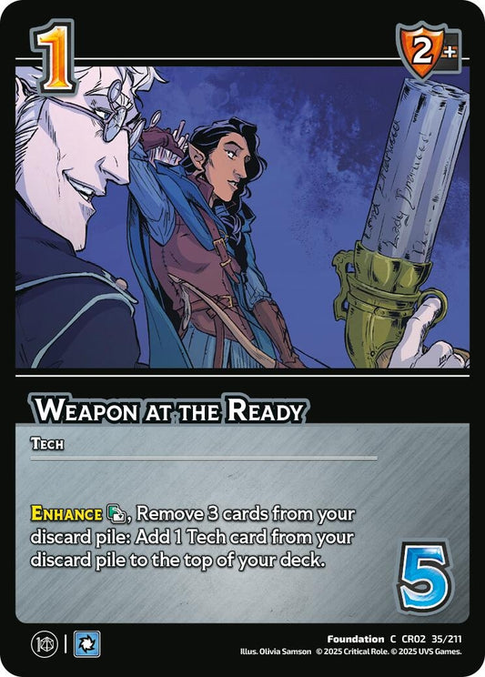 Image for Weapon at the Ready (35/211) [Critical Role: Heroes of Exandria]