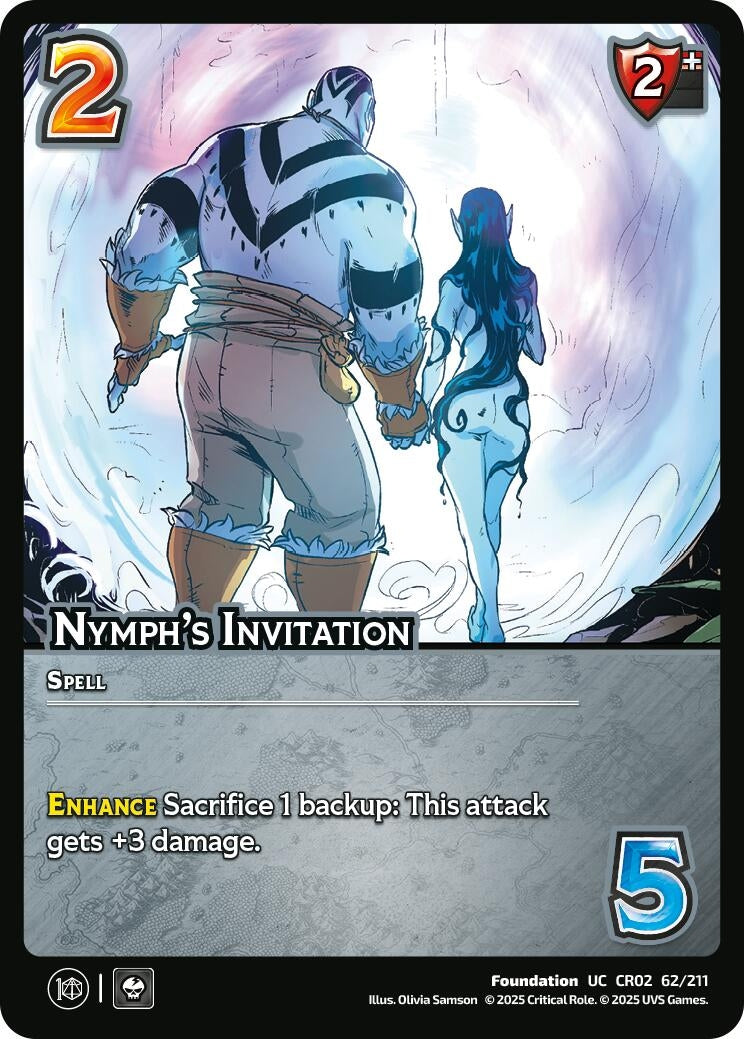 Image for Nymph's Invitation (62/211) [Critical Role: Heroes of Exandria]