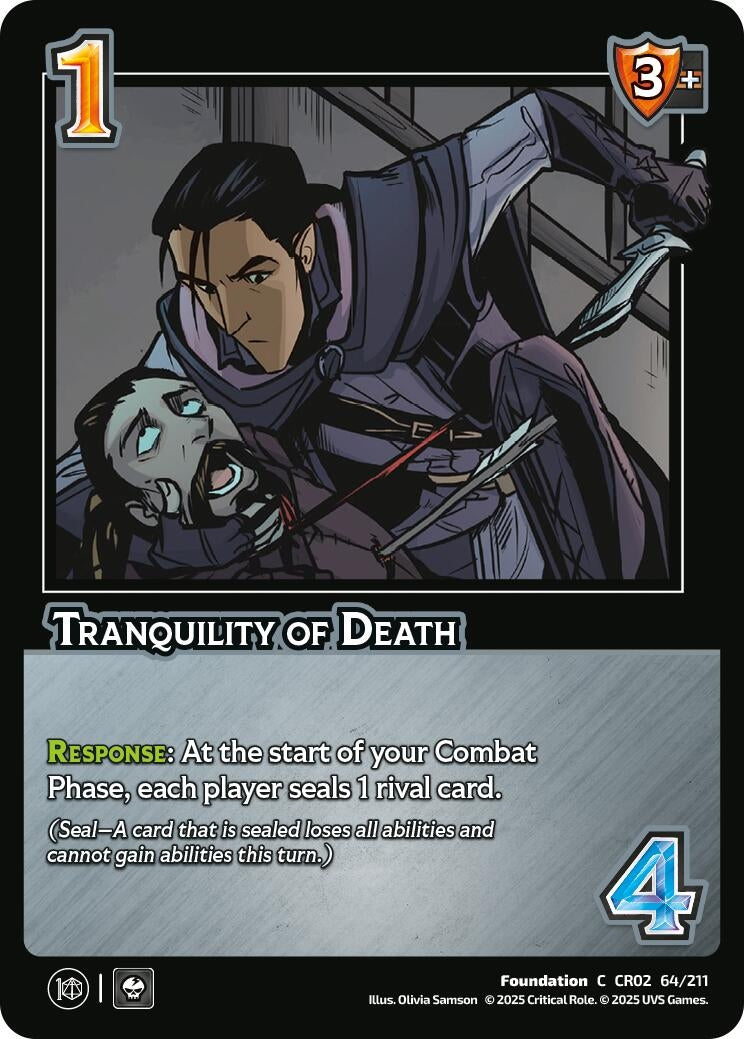 Image for Tranquility of Death (64/211) [Critical Role: Heroes of Exandria]