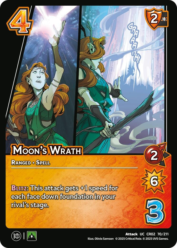 Image for Moon's Wrath (70/211) [Critical Role: Heroes of Exandria]