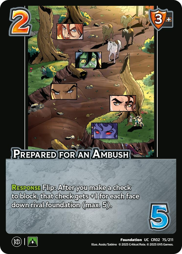 Image for Prepared for an Ambush (75/211) [Critical Role: Heroes of Exandria]