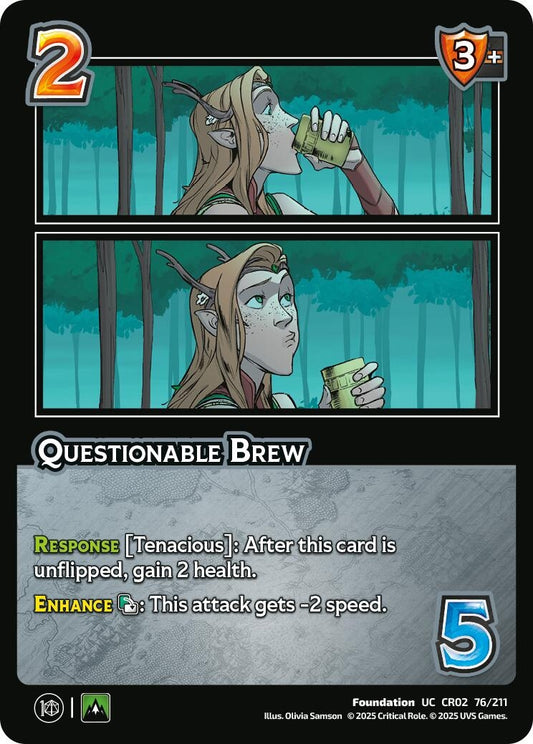 Image for Questionable Brew (76/211) [Critical Role: Heroes of Exandria]