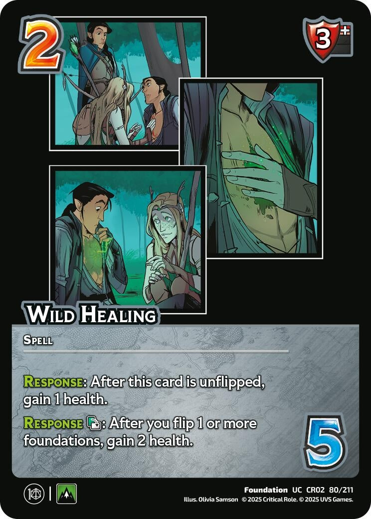 Image for Wild Healing (80/211) [Critical Role: Heroes of Exandria]