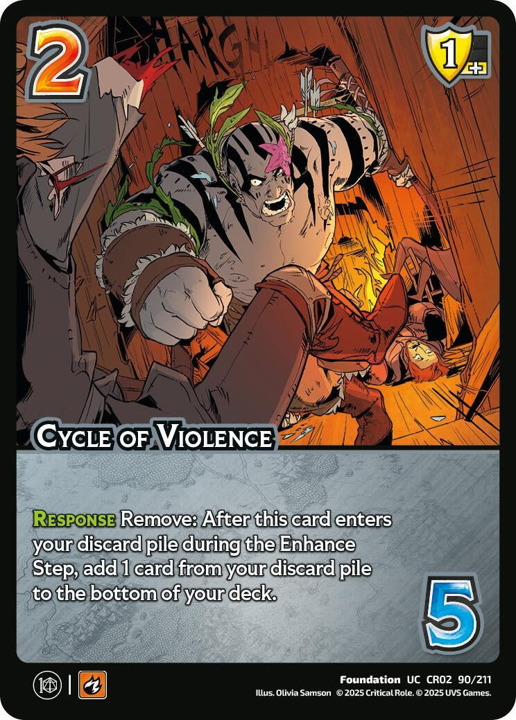 Image for Cycle of Violence (90/211) [Critical Role: Heroes of Exandria]