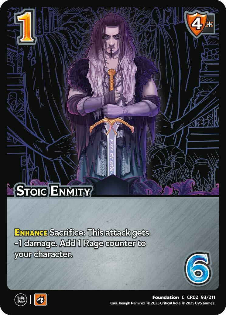 Image for Stoic Enmity (93/211) [Critical Role: Heroes of Exandria]