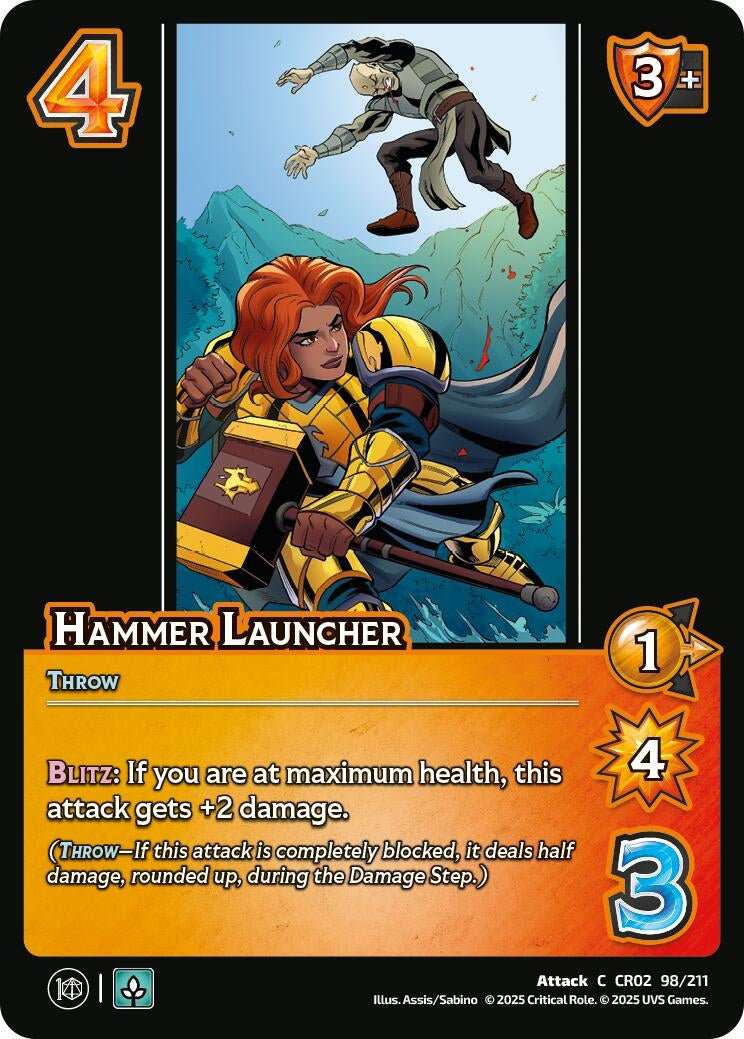 Image for Hammer Launcher (98/211) [Critical Role: Heroes of Exandria]