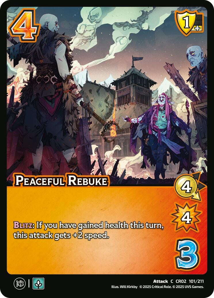 Image for Peaceful Rebuke (101/211) [Critical Role: Heroes of Exandria]