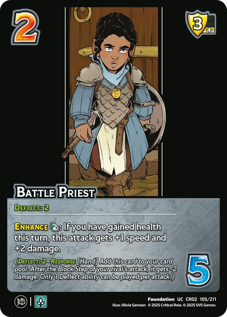 Image for Battle Priest (105/211) [Critical Role: Heroes of Exandria]