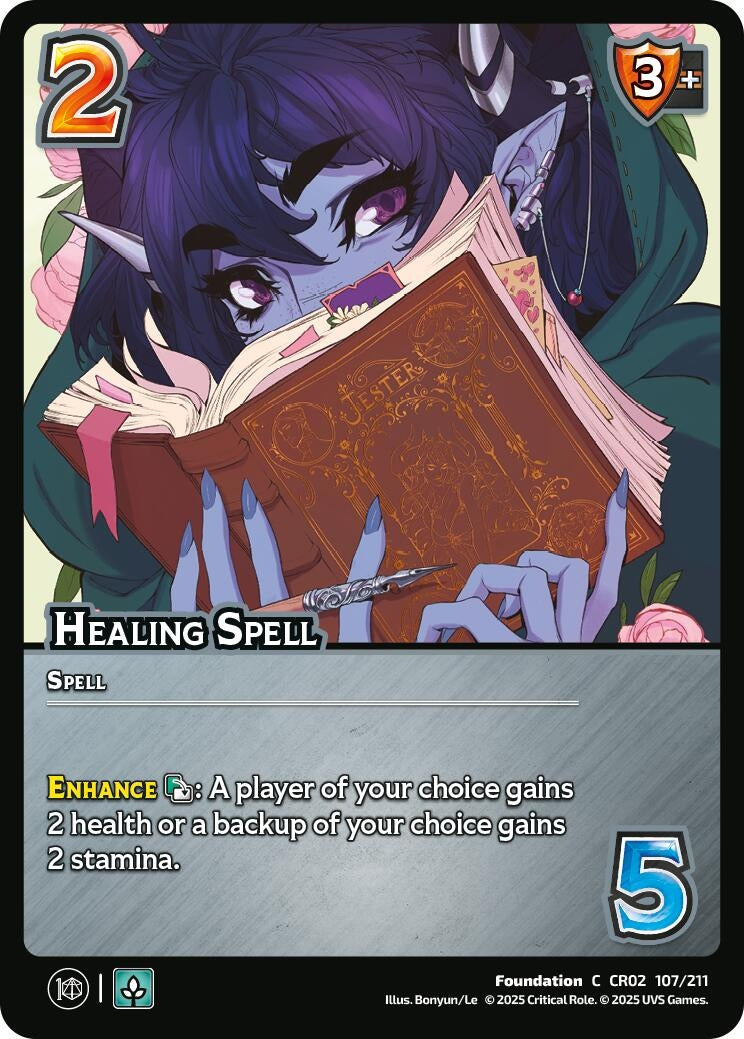 Image for Healing Spell (107/211) [Critical Role: Heroes of Exandria]