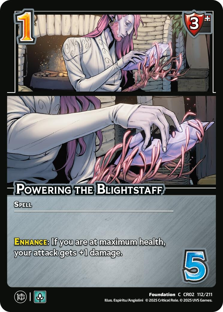 Image for Powering the Blightstaff (112/211) [Critical Role: Heroes of Exandria]