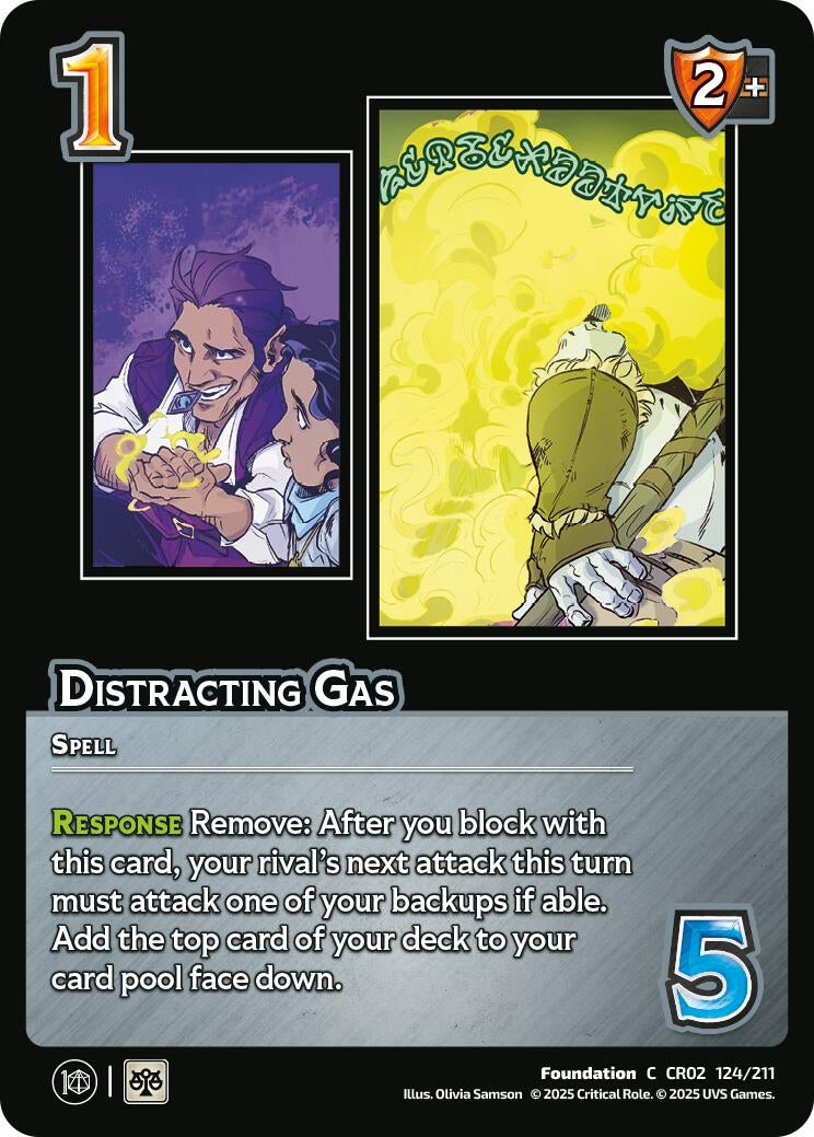 Image for Distracting Gas (124/211) [Critical Role: Heroes of Exandria]