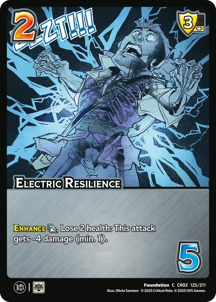 Image for Electric Resilience (125/211) [Critical Role: Heroes of Exandria]