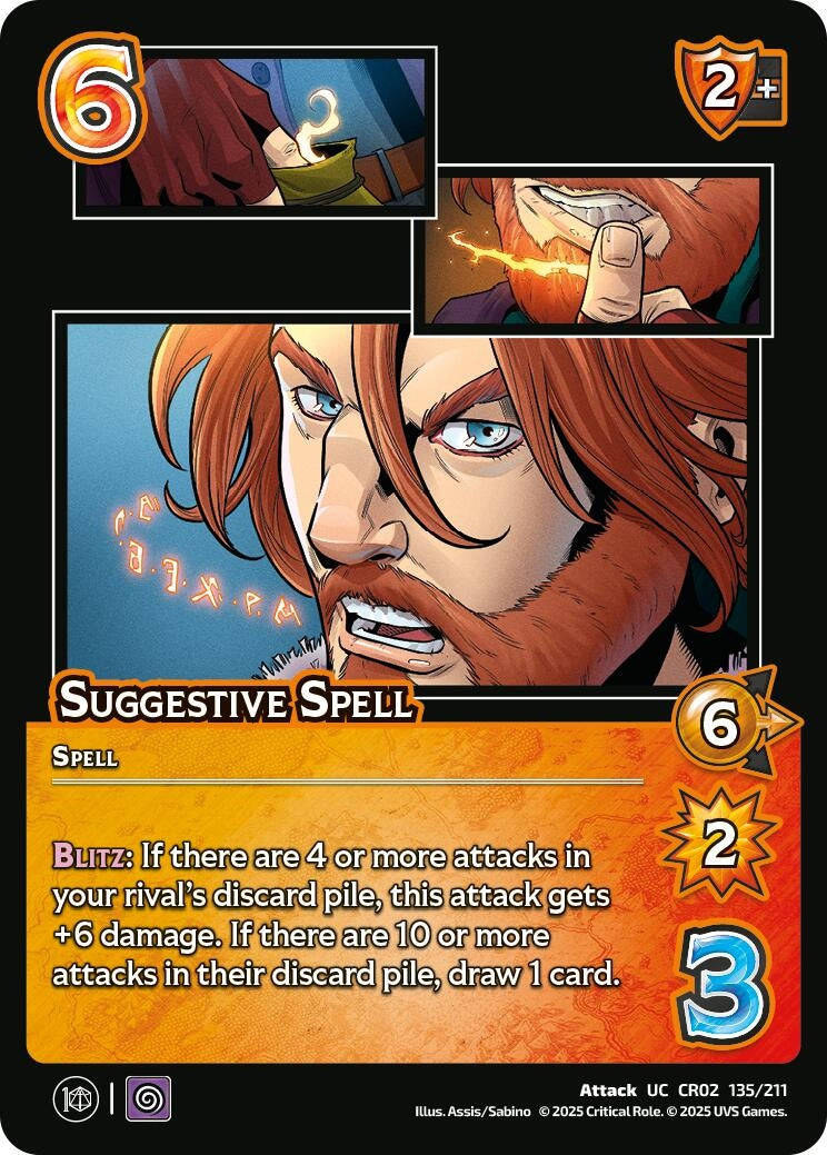 Image for Suggestive Spell (135/211) [Critical Role: Heroes of Exandria]