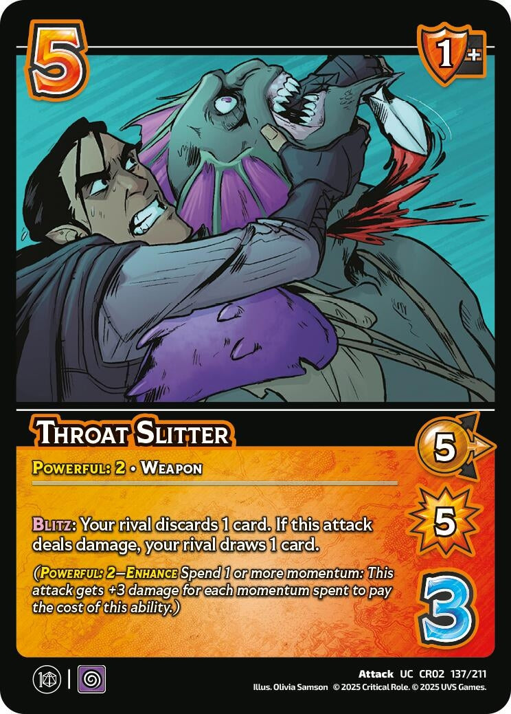 Image for Throat Slitter (137/211) [Critical Role: Heroes of Exandria]