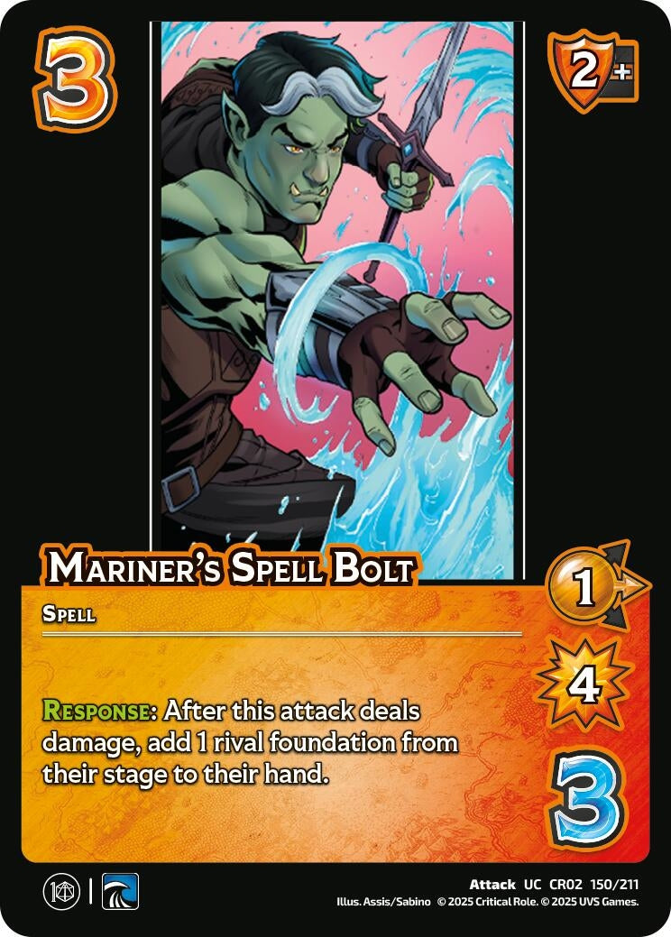Image for Mariner's Spell Bolt (150/211) [Critical Role: Heroes of Exandria]