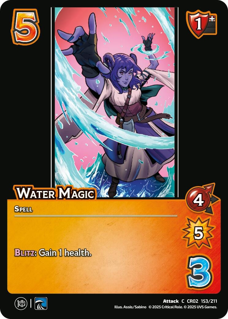 Image for Water Magic (153/211) [Critical Role: Heroes of Exandria]