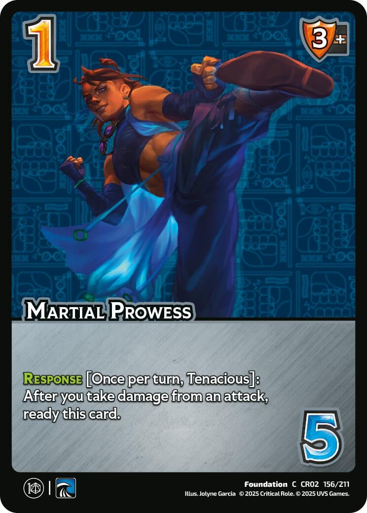 Image for Martial Prowess (156/211) [Critical Role: Heroes of Exandria]