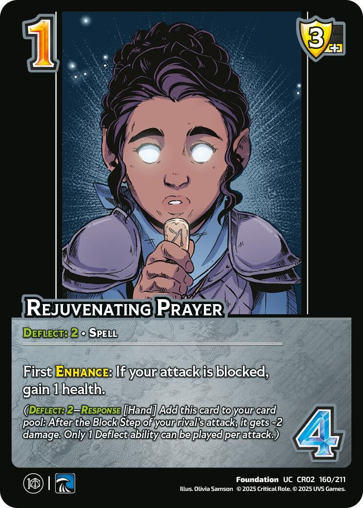 Image for Rejuvenating Prayer (160/211) [Critical Role: Heroes of Exandria]