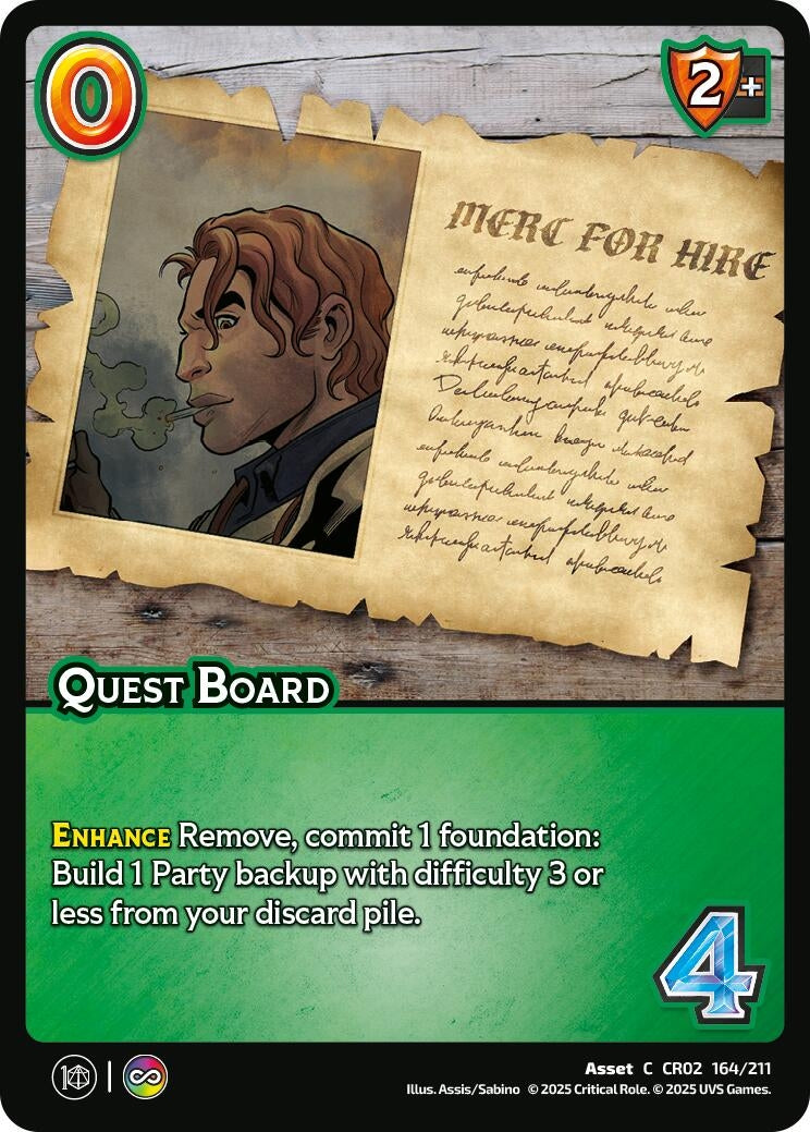 Image for Quest Board (164/211) [Critical Role: Heroes of Exandria]