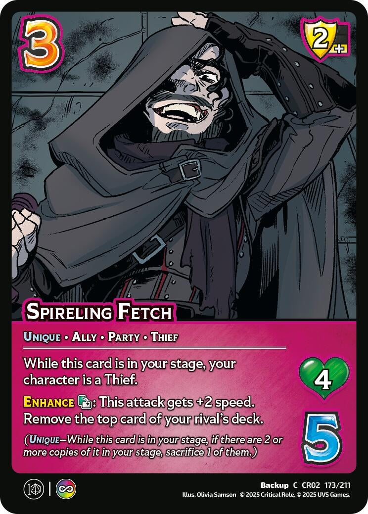 Image for Spireling Fetch (173/211) [Critical Role: Heroes of Exandria]