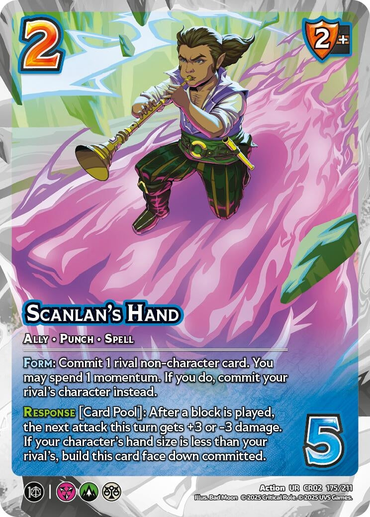 Image for Scanlan's Hand (175/211) [Critical Role: Heroes of Exandria]