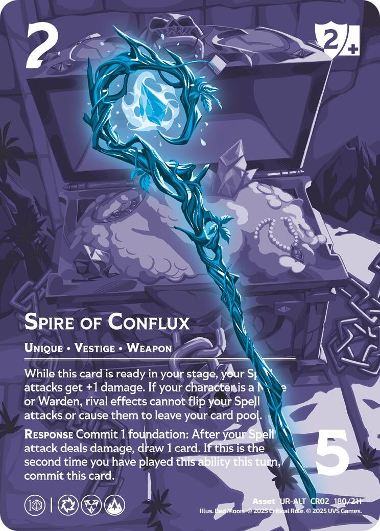 Image for Spire of Conflux (Alternate Art) (180/211) [Critical Role: Heroes of Exandria]