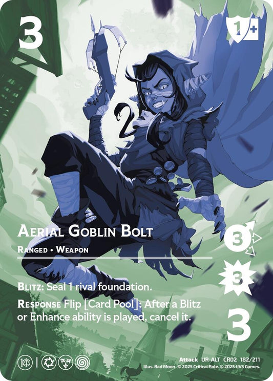 Image for Aerial Goblin Bolt (Alternate Art) (182/211) [Critical Role: Heroes of Exandria]