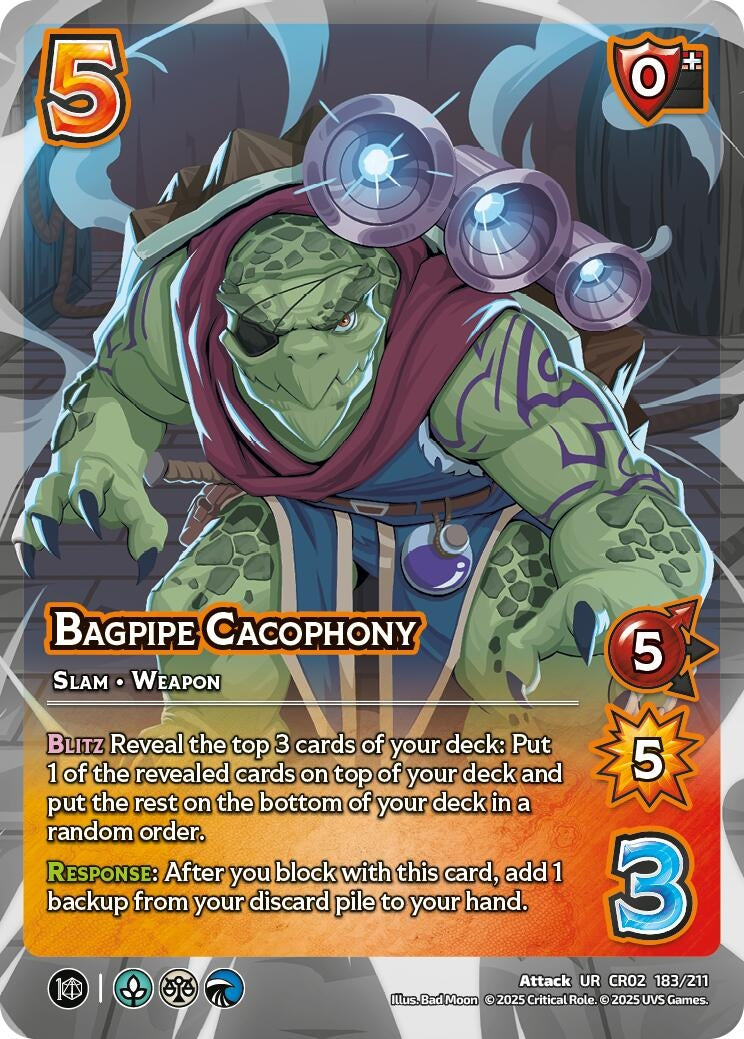 Image for Bagpipe Cacophony (183/211) [Critical Role: Heroes of Exandria]